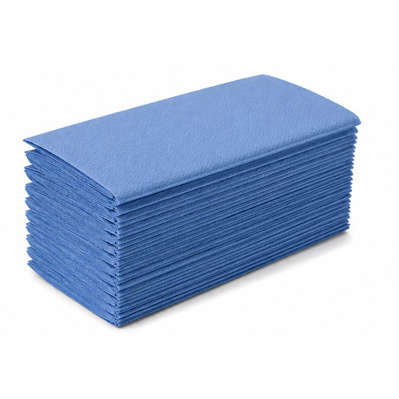 Z Fold Hand Towel Blue